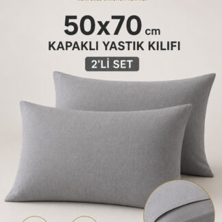 2'li Yastık Kılıfı 50x70 cm — Pamuk Polyester