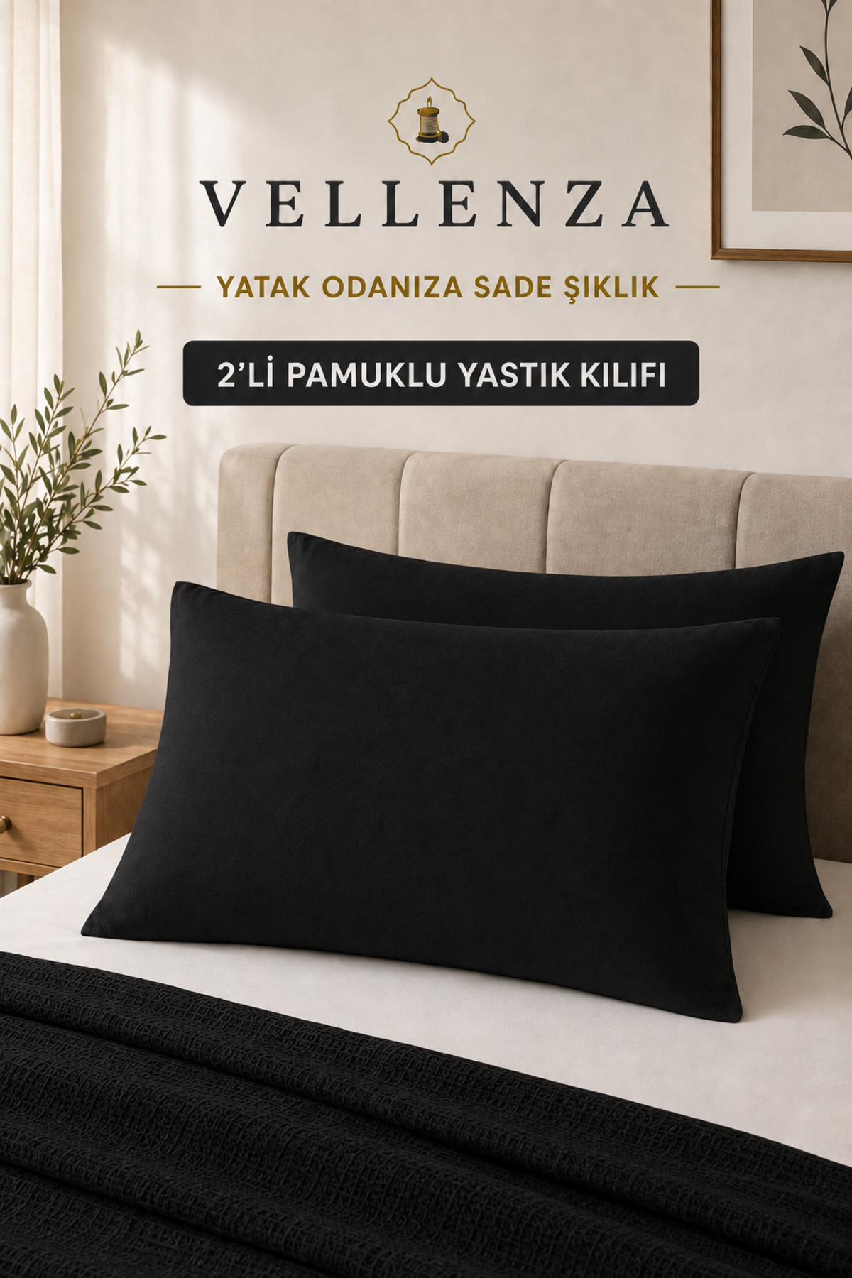 2'li Yastık Kılıfı 50x70 cm — Pamuk Polyester - Görsel 4
